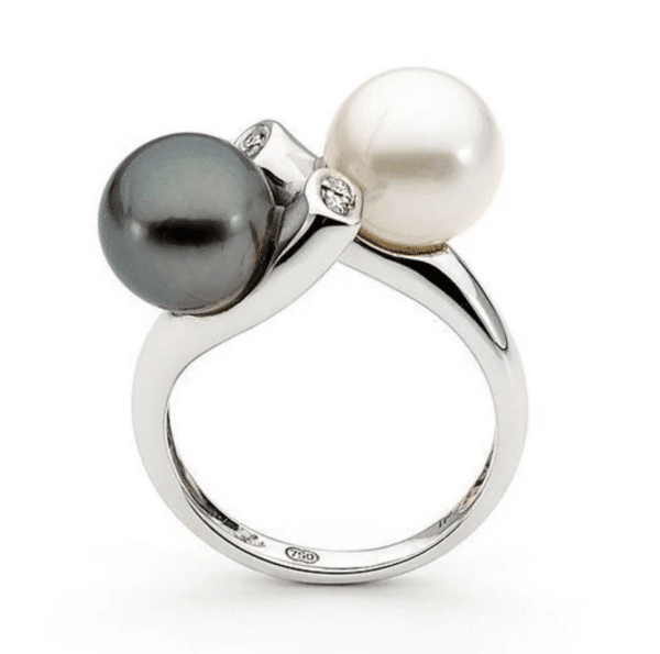 Toi et Moi Pearl Ring